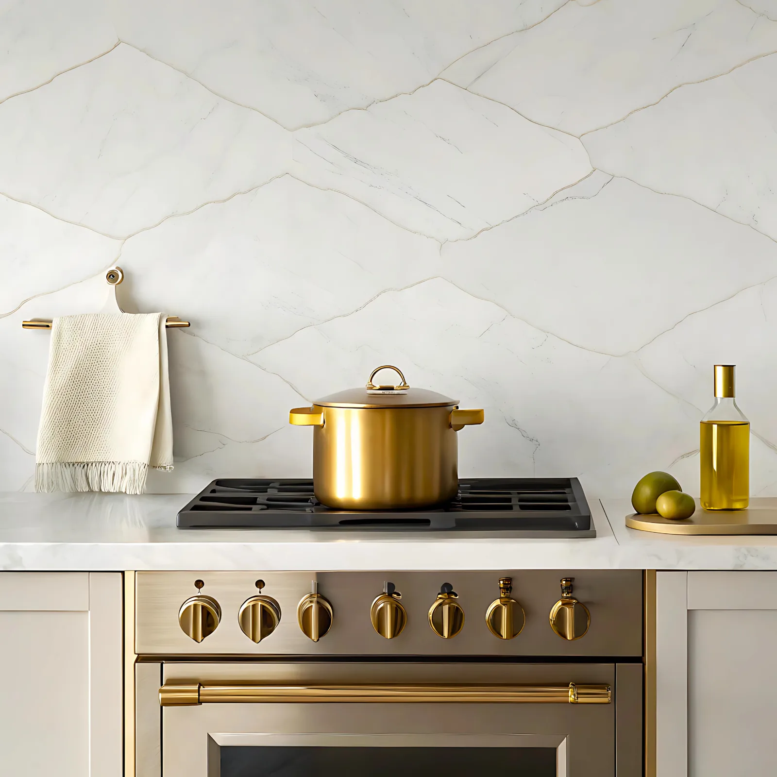 Material pairing in the guest bath